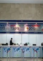 자료실 전시회명 : INDOWATER<br>- Diffuser<br>- Turbo Blower<br>- Fluidized Contacting Media<br><br>전시회장 : Jakarta Convention Center<br>전시일정 : 2013년 7월 03-05일 2 pameran_disffuser_2